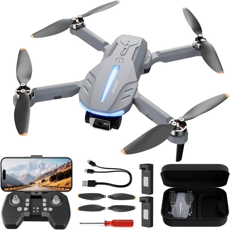 New FFERIETEL TY-B16 GPS Drone with 4K Camera & Case