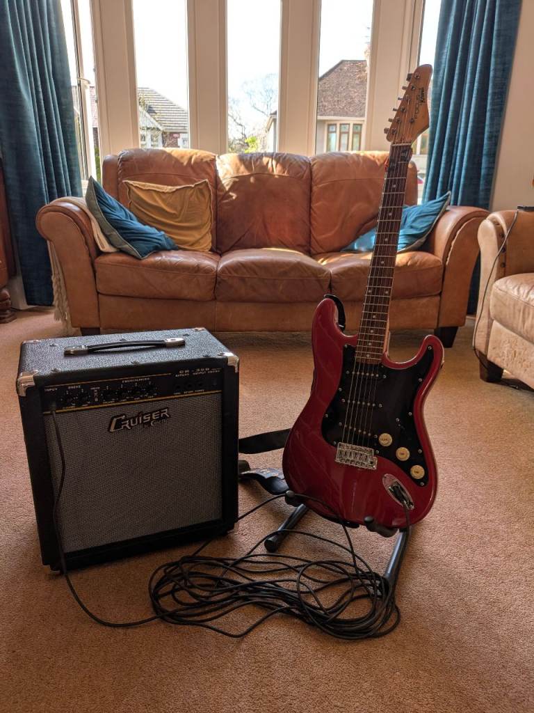 Kramer Focus 111S & 35W Cruiser Amp Bundle - Setup and Gig Ready!