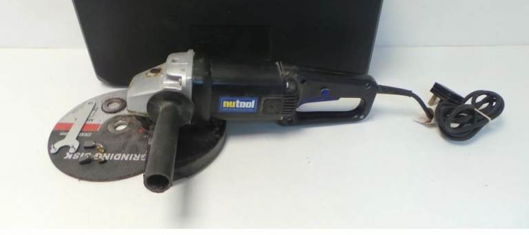 Nutool 115mm Angle Grinder with 5 Cutting Discs – New with Carry Case