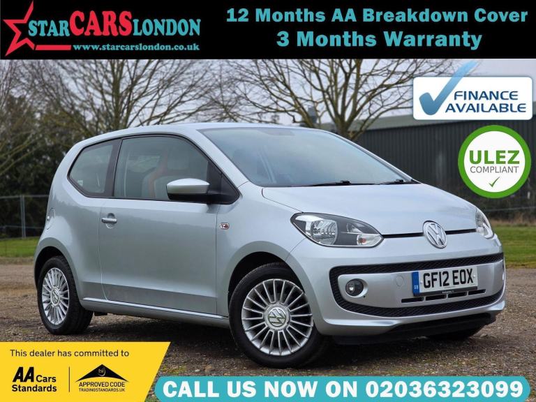 2012 Volkswagen UP 1.0 High Up 3dr HATCHBACK PETROL Manual