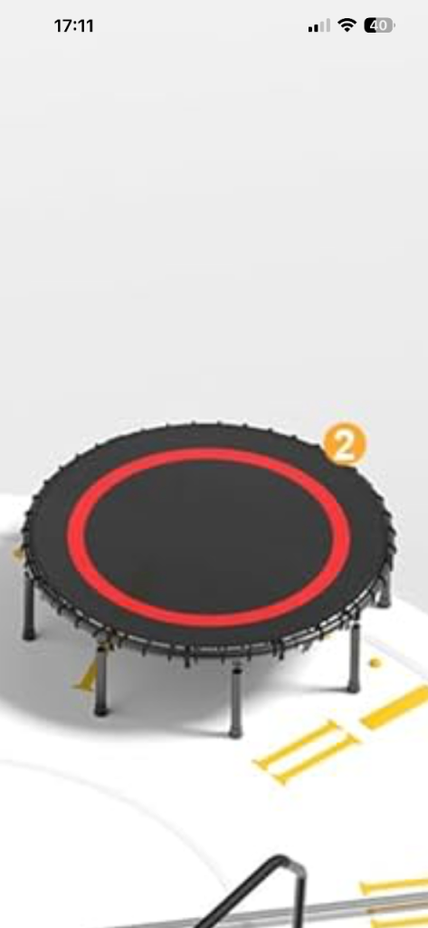 2x exercise trampolines. 