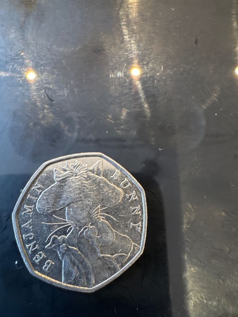 Benjamin Bunny 50p Coin – Good Condition Collectible