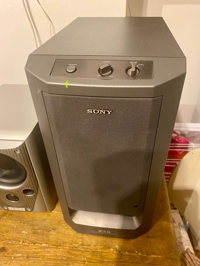 Sony wm 315 saw active subwoofer 