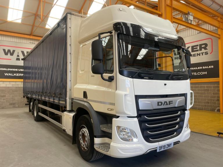 DAF CF340 *EURO 6* 6X2 26 TONNE CURTAINSIDER – 2019 – DF19 ZMY