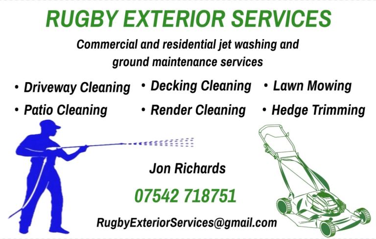 Pressure washing and ground maintenance 