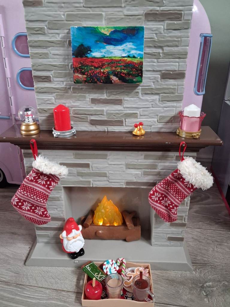 Our Generation Christmas Fireplace