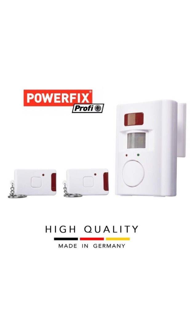 Brand New Powerfix Motion Sensor With Alarm BA 105 A1