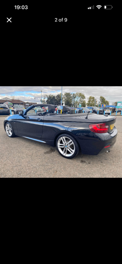 BMW, 2 SERIES, Convertible, 2015, Manual, 1995 (cc), 2 doors