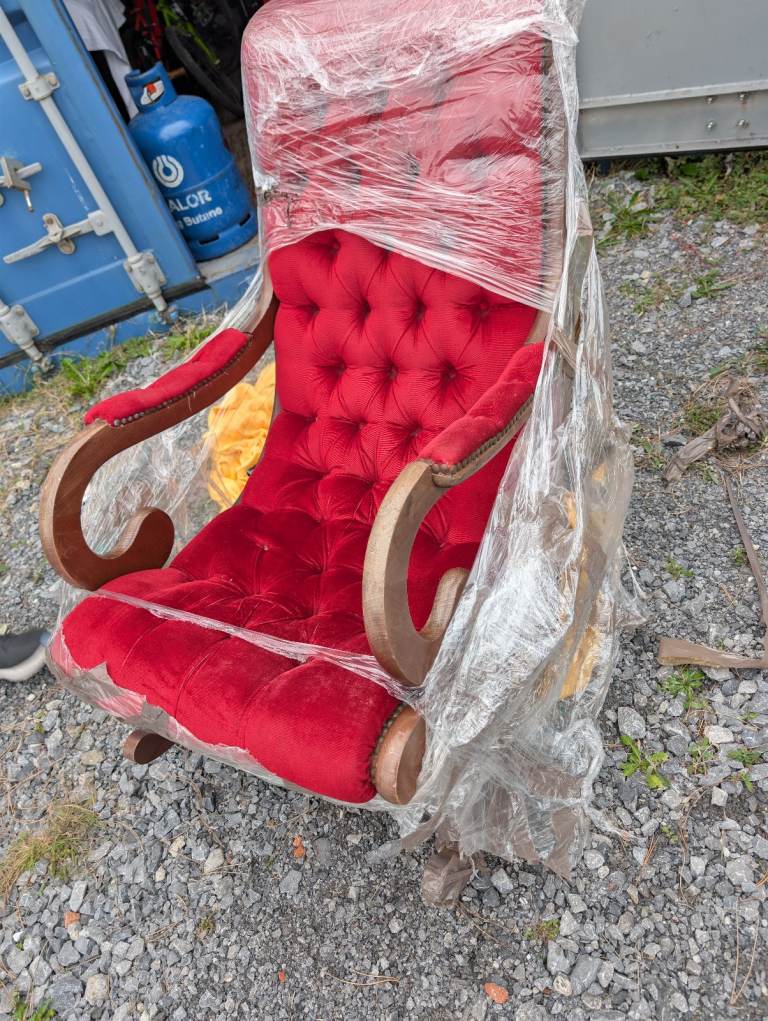 Old 1970s rocking chair