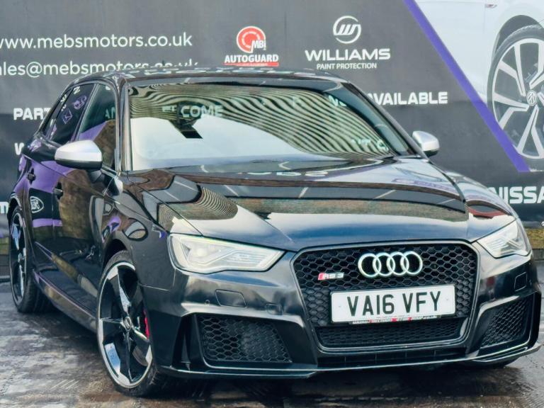 2016 Audi RS3 2.5 TFSI Sportback S Tronic quattro Euro 6 (s/s) 5dr (Nav) HATCHBACK Petrol Automatic
