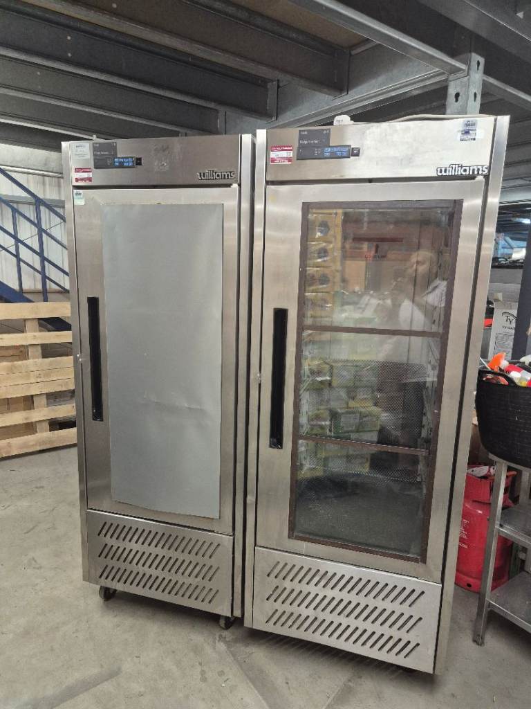 Commercial Catering Range Cooker with Two Ovens Single door fridge double door fridge freezer 