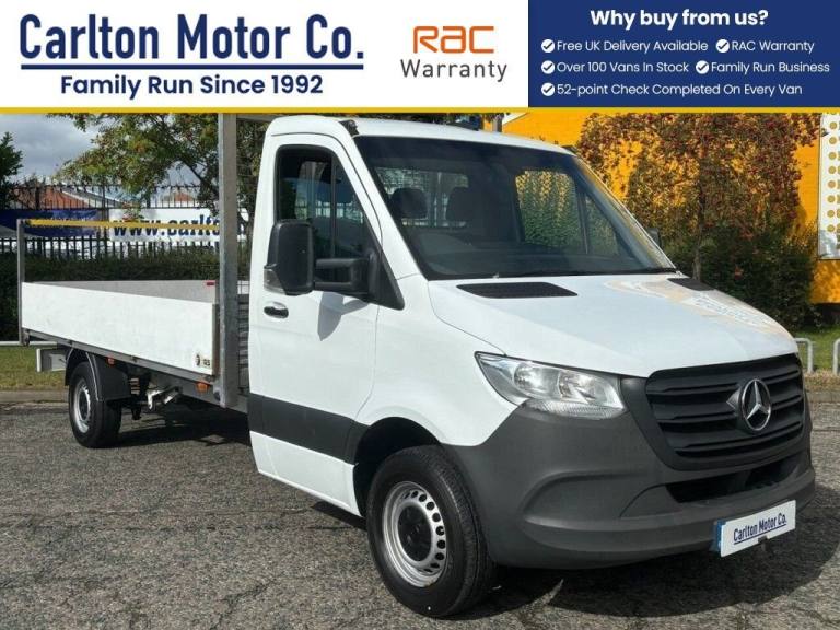 2020 Mercedes-Benz Sprinter 2.1 314 AUTO DROPSIDE LWB 141 BHP Dropside Diesel Manual