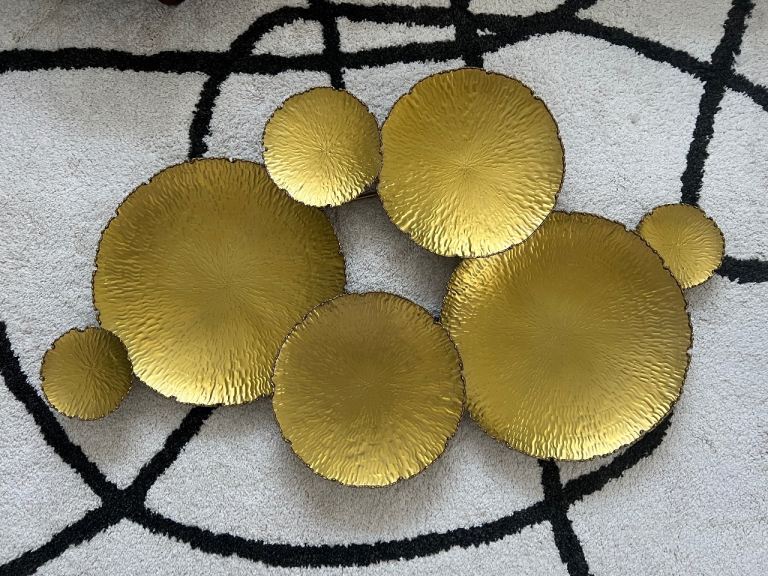 Indigo Living Stunning Gold Metal Wall Art / Decor