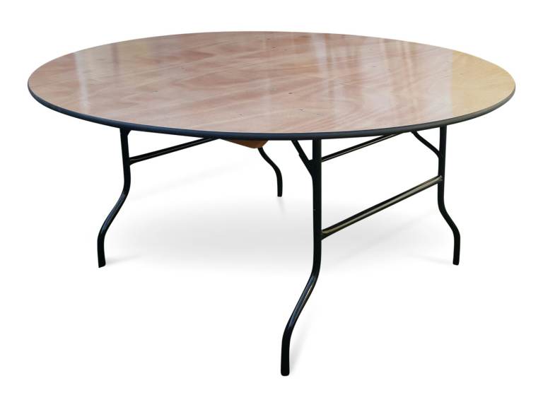 5ft6 Round Wooden Banqueting Tables (* *Clearance Sale**)