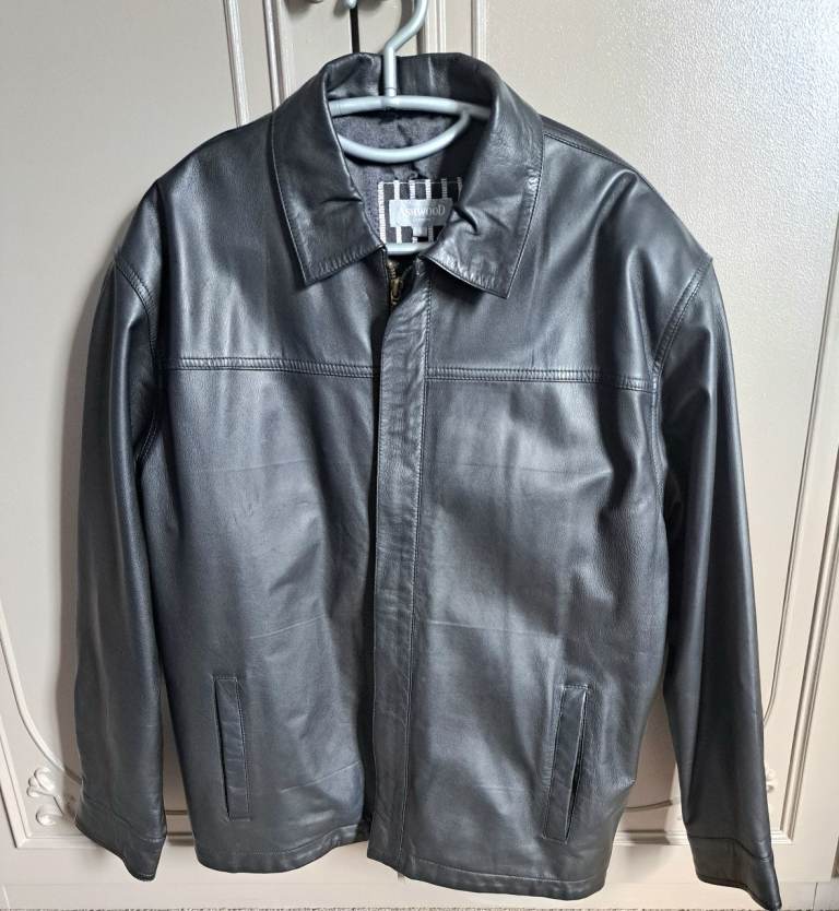 image for Black soft Leather Jacket - Condition as new