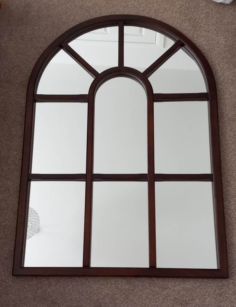 Mahogony Mirror. 41.5"x 29" approx.