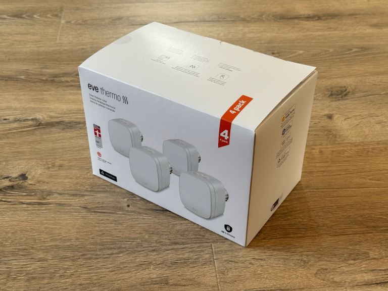 Eve Thermo Smart Radiator Valves (Thread/Matter) 4 pack