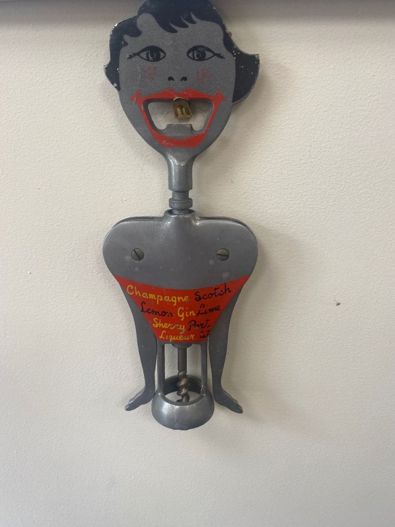 Vintage retro corkscrew