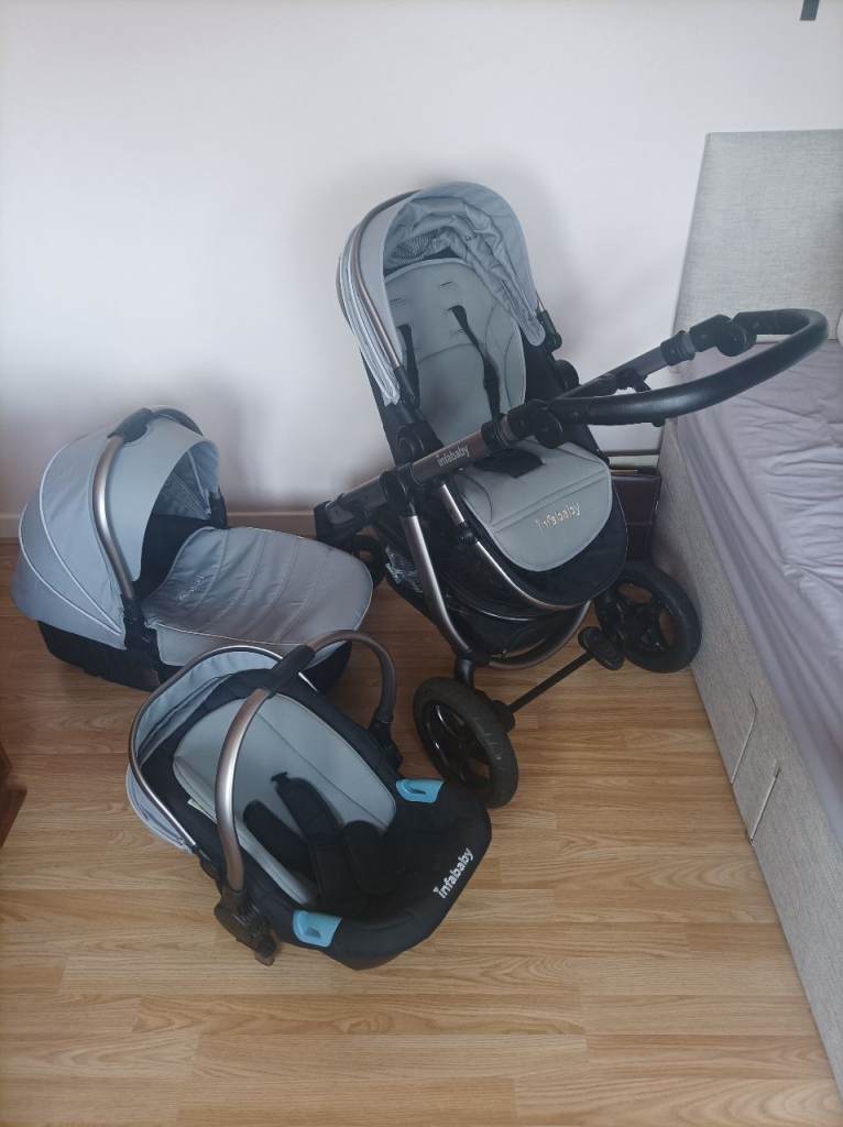 Infababy 3-in-1 Travel System – Pram, Pushchair & Car Seat