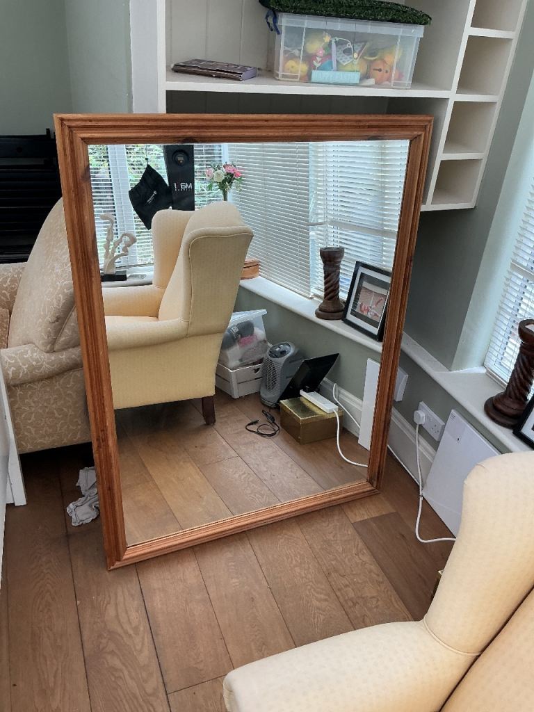 Pine mirror