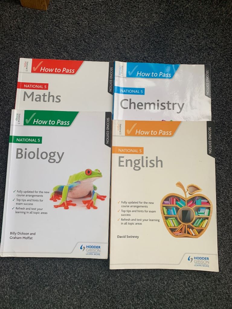 How to Pass national 5 books