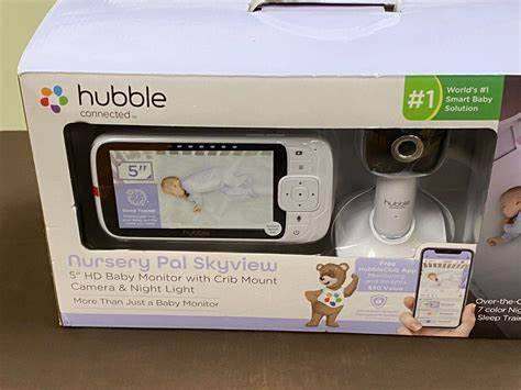 image for Hubble Nursery Pal Skyview 5″ HD Baby Monitor – BNIB + Cot Mount + Night View – £125 (Carlisle)