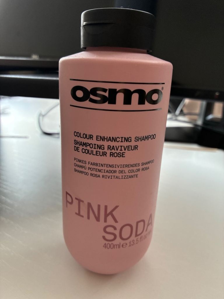 NEW Osmo Pink Soda Colour Enhancing Shampoo 400ml