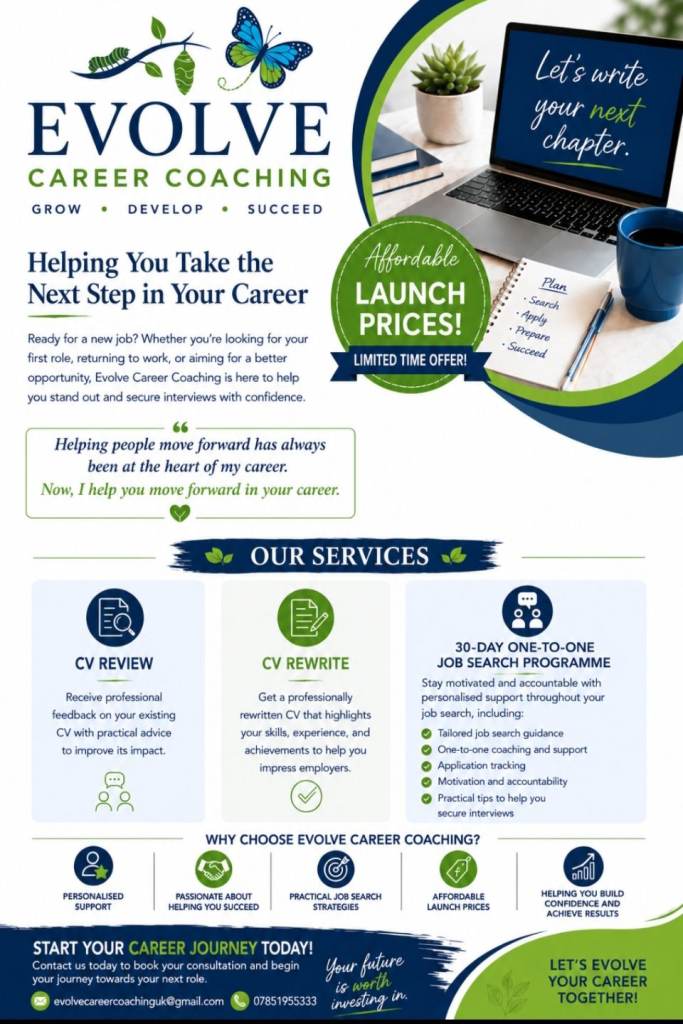 Career Coach /Job Coach /Employment Adviser