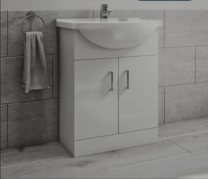Windsor White Vanity Unit.