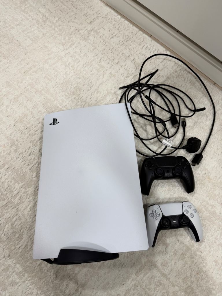Sony PlayStation 5 Disc Edition with 2TB SSD and Two Controllers