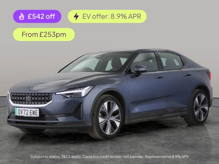 2022 Polestar Polestar 2 Single Motor 69kWh Standard Range Fastback 5dr Electric Auto FWD (231 ps...