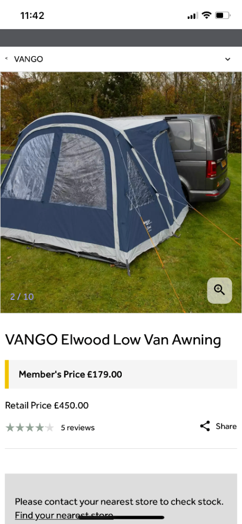 Vango Elwood Awning
