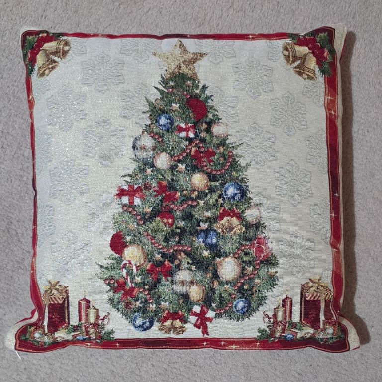 Christmas tree cushion