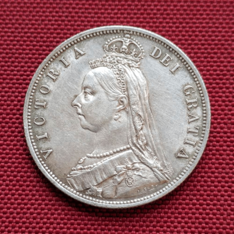 Rare 1887 Silver Jubilee Half Crown Coin - Victorian Era Collectible