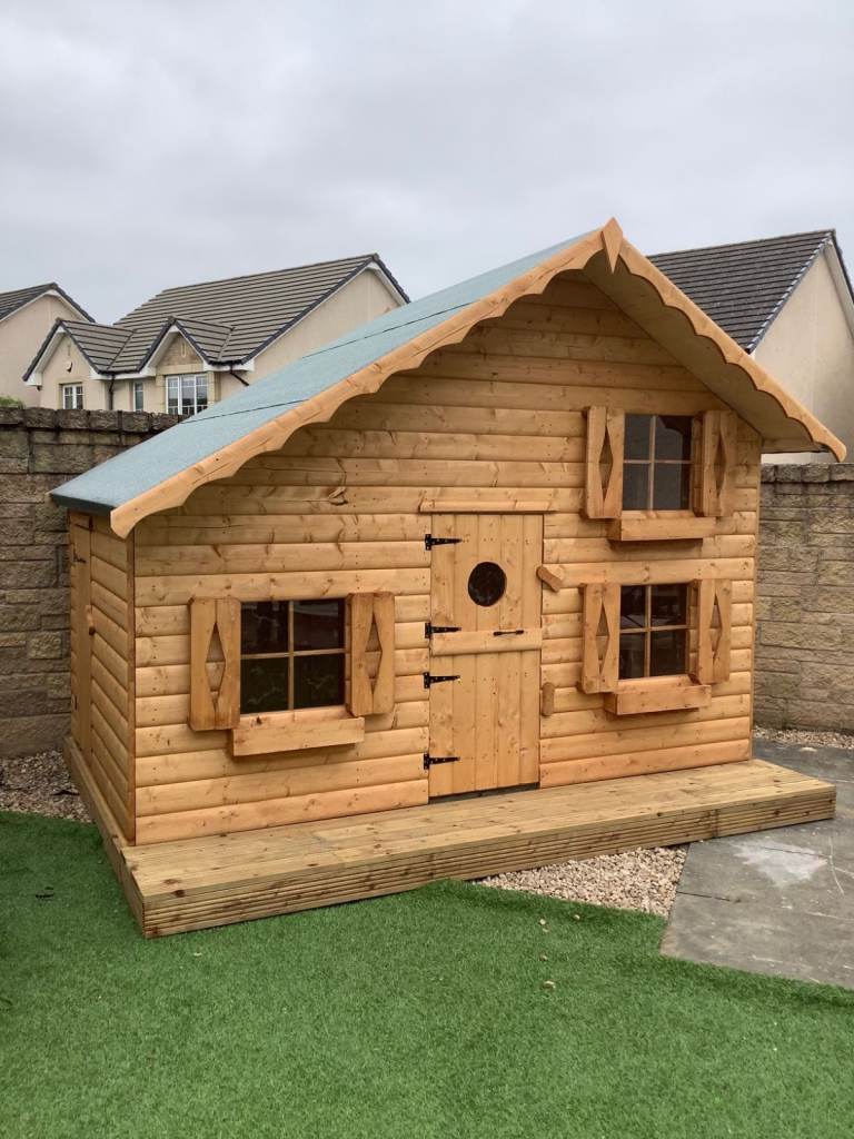 6x10 Kids Playhouse 20mm Log
