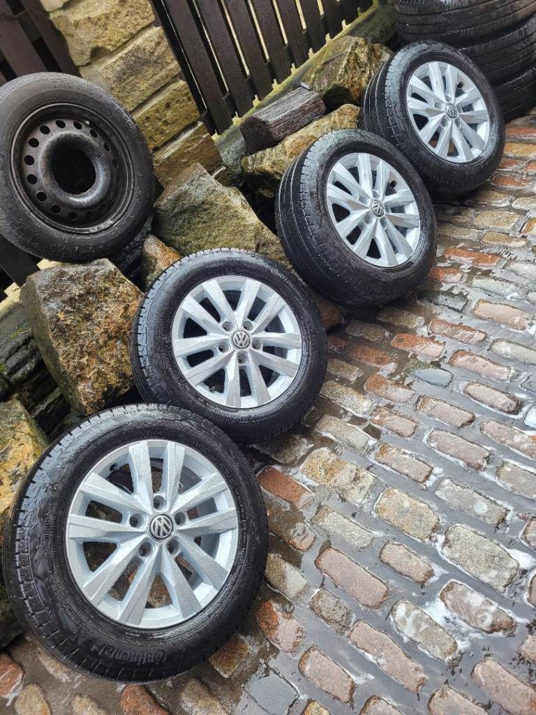 Genuine vw Transporter van Clayton 16inch alloys with as new tyres in excellent condition 