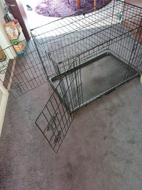 Lovely Animal Crate  Black only used once 