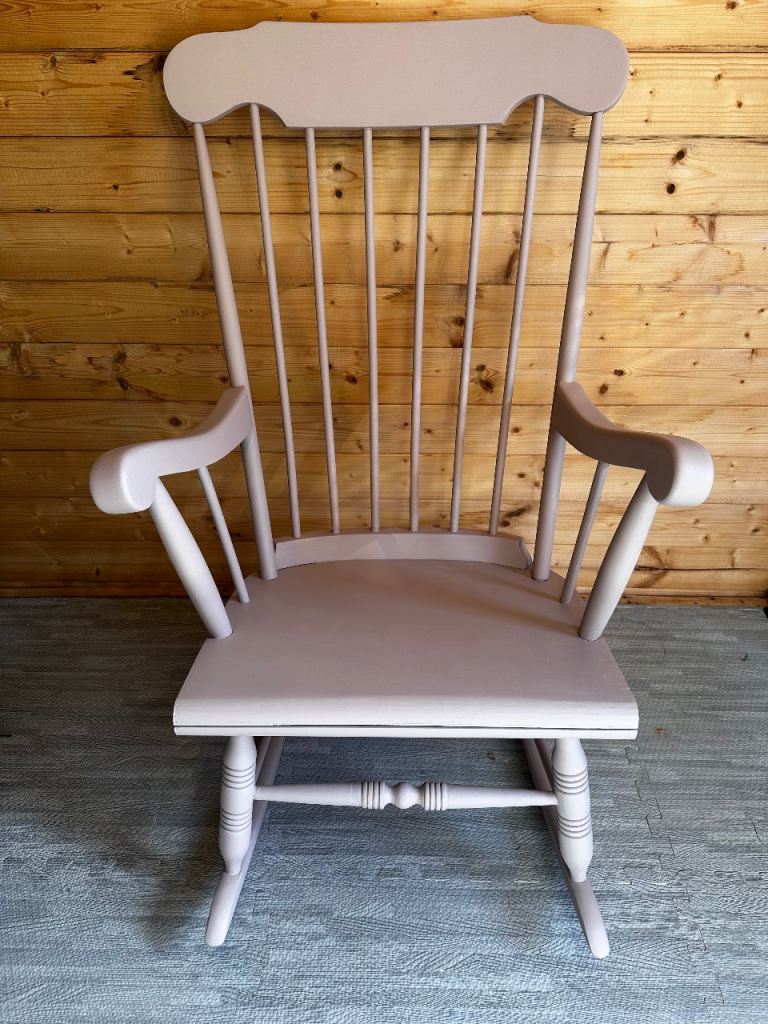 Upcycled Vintage Rocking Chair Frenchic Nougat