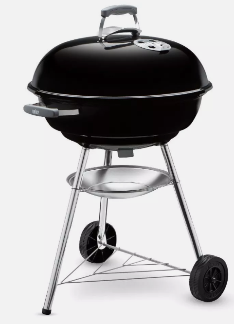 Weber Compact 57cm BBQ - Charcoal Camping Garden Kettle 