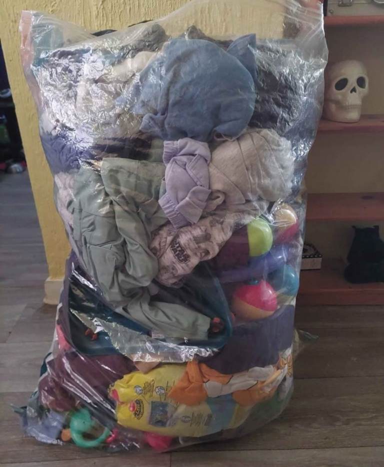Bundle of baby clothes 