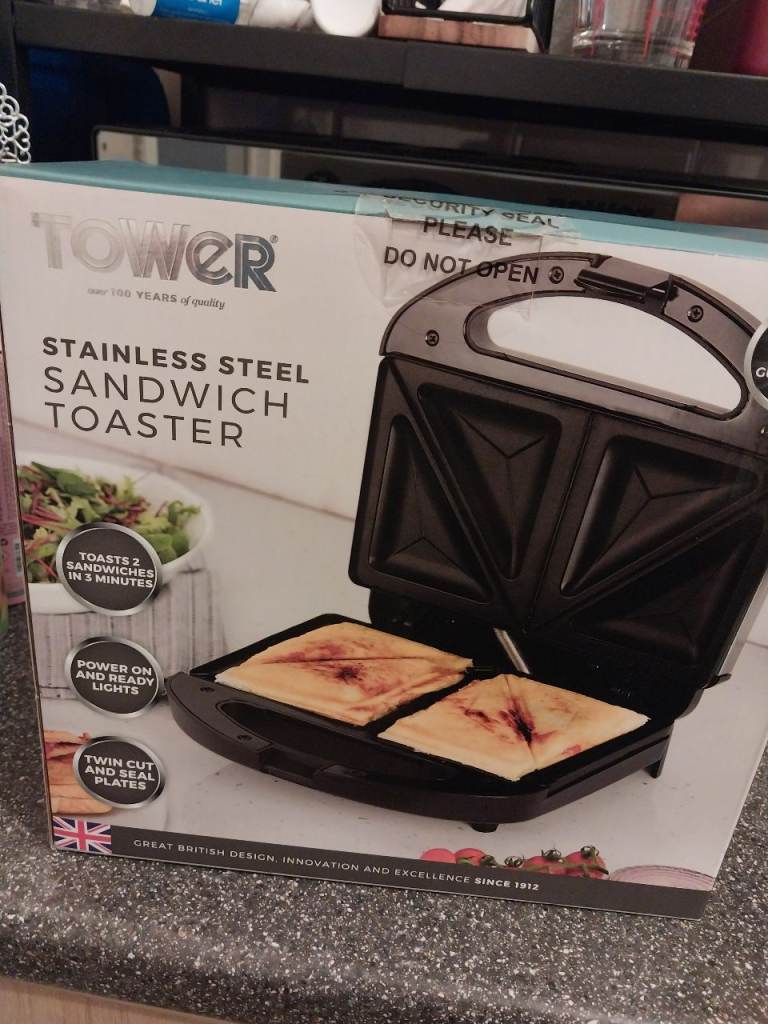 image for Tower Sandwich Toaster Brand new sealed Ideal Xmas gift