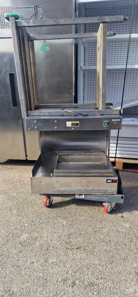 COMMERCIAL FRIES CIPS WARMER WITH STAINLESS STEEL TABLE 
