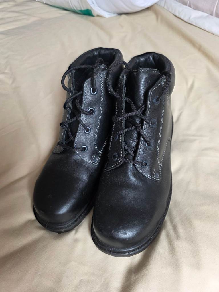 Steel toe capped boots