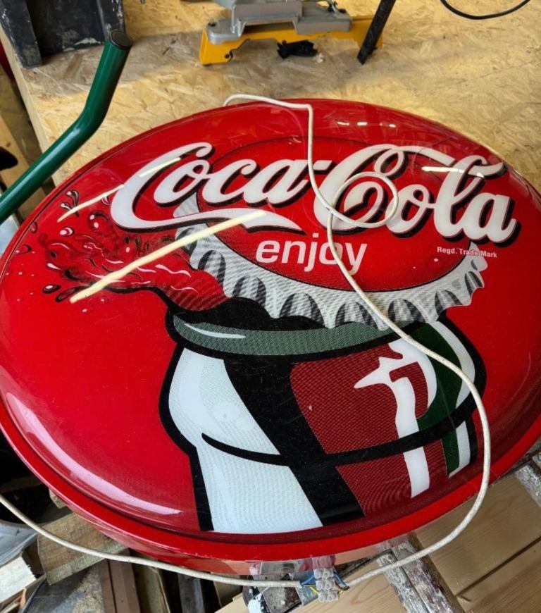 Large Coca-Cola 'Enjoy' Wall Sign
