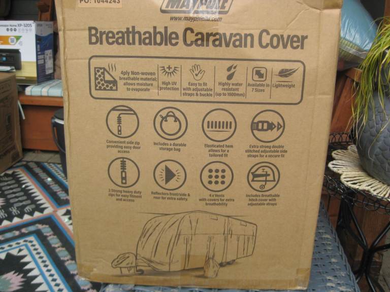 Green Caravan Cover - never used