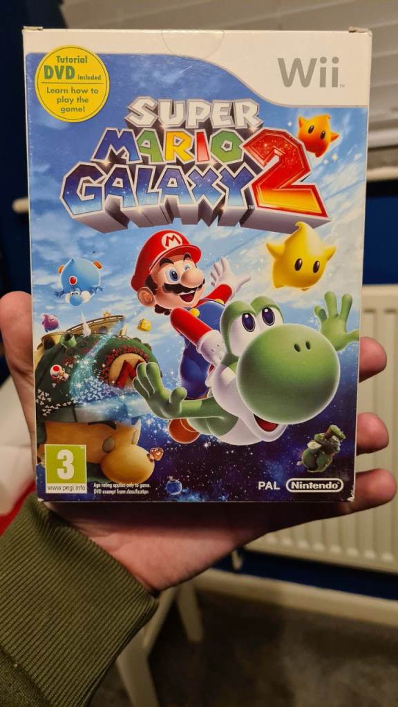 Super Mario Galaxy 2 (Wii 2010) with DVD sealed