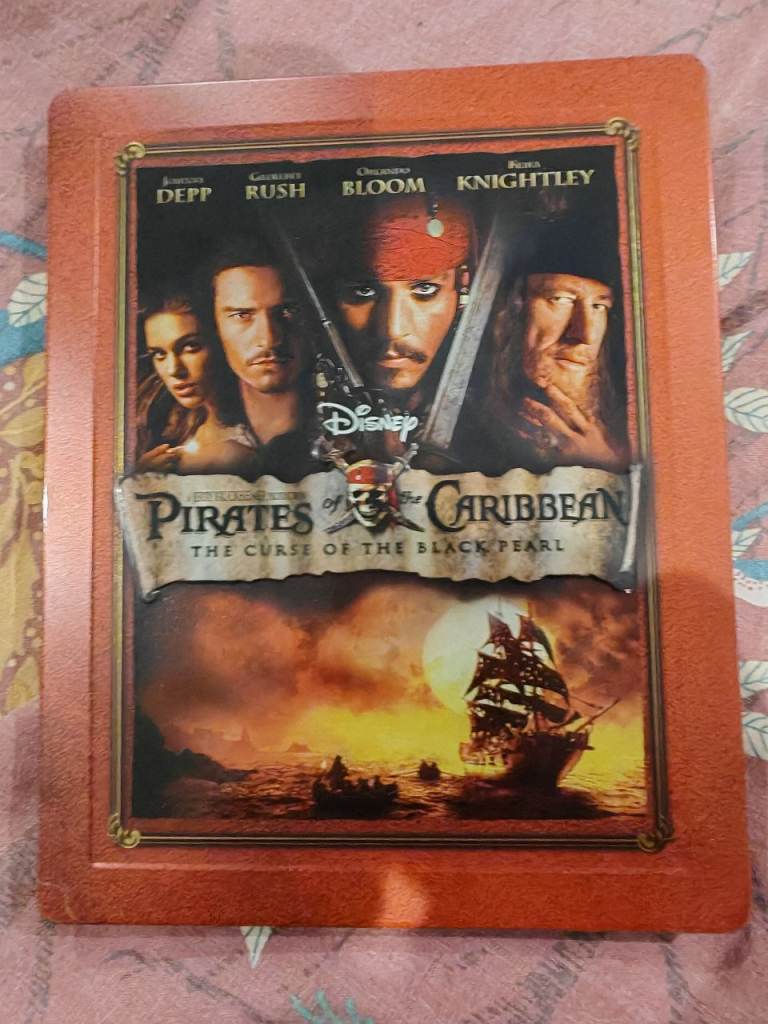 Pirates of the Caribbean Blu-ray Steelbook lbook Collection - as new Condition