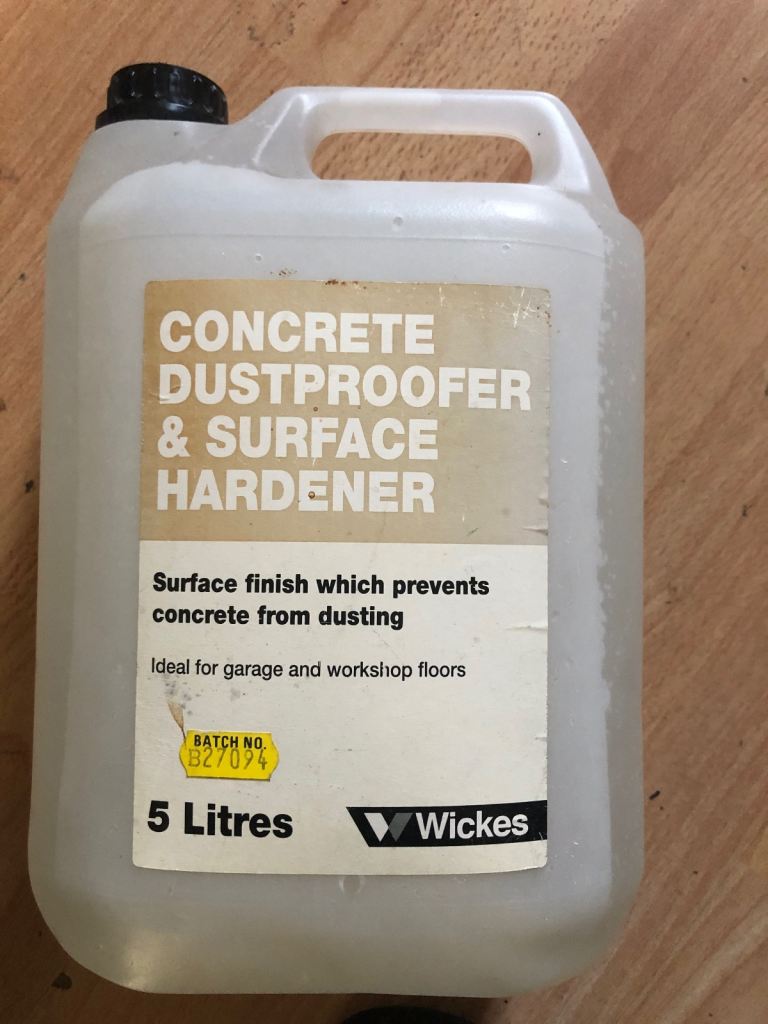 New unopened concrete dustproofer hardener 5L 