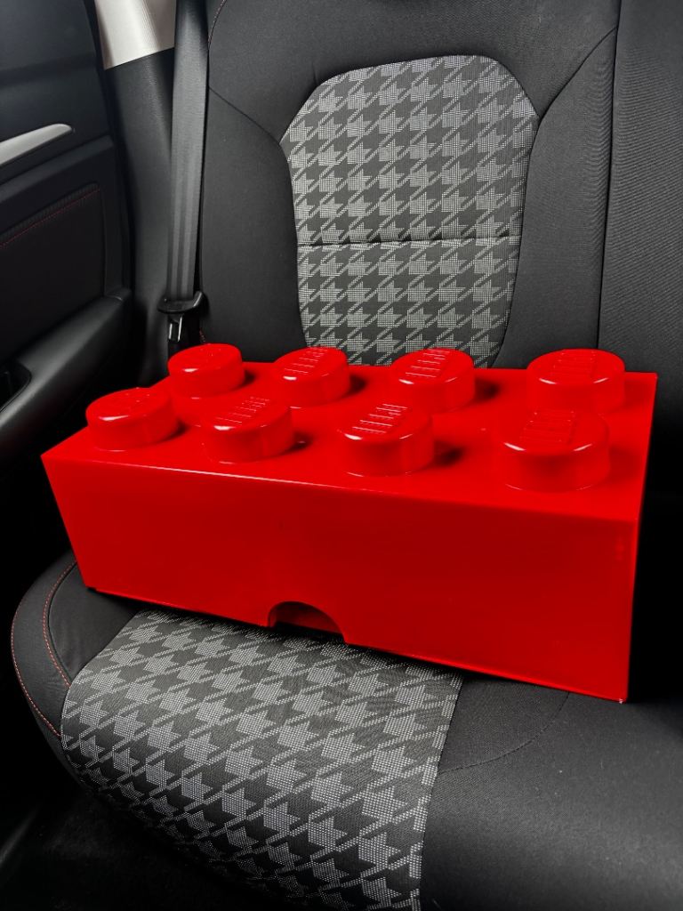 Large Red LEGO Storage Brick – Good Condition