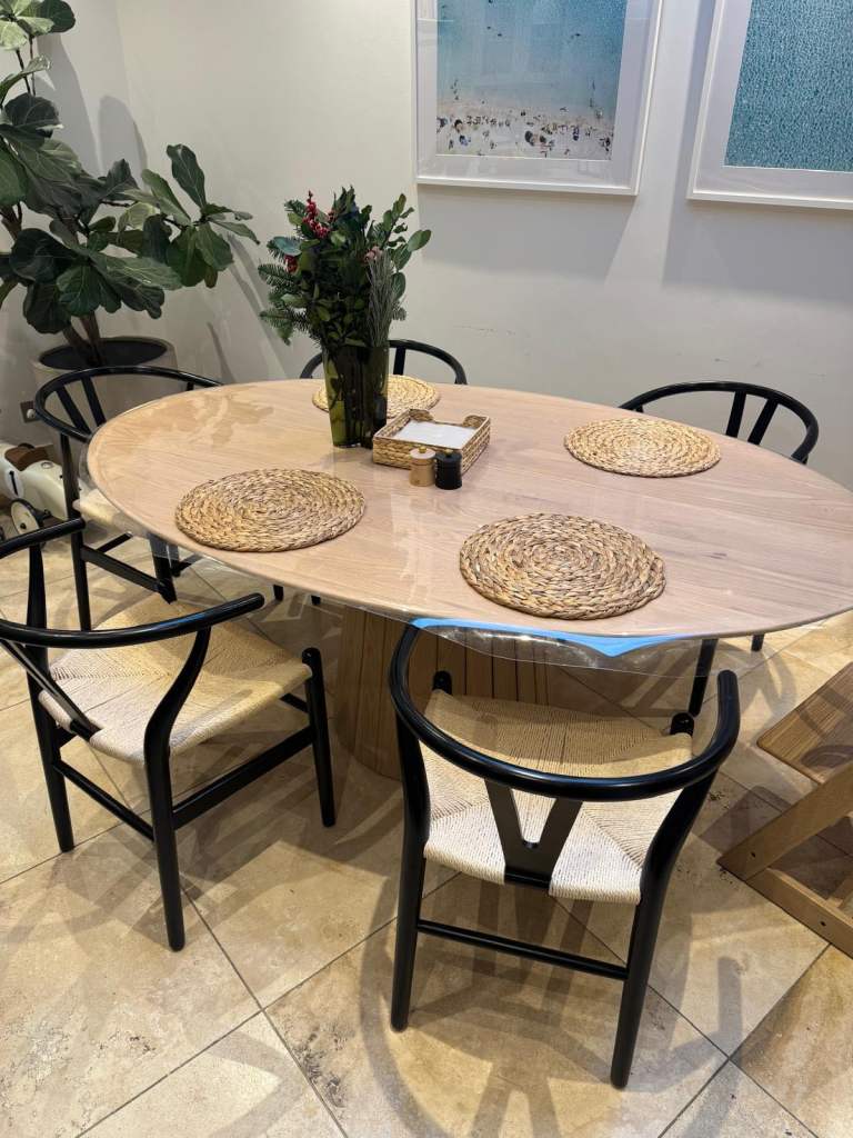 Set of 6 Wishbone Dining Chairs